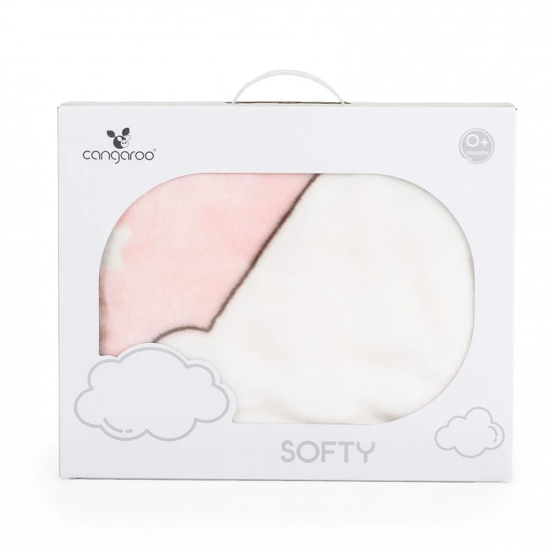 Одеяло 80/110 Softy Sweet hugs розов