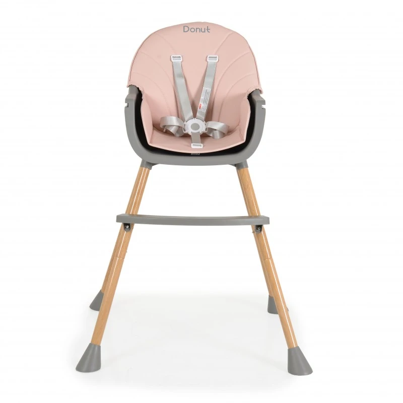 Стол за хранене Donut 2в1 розов
