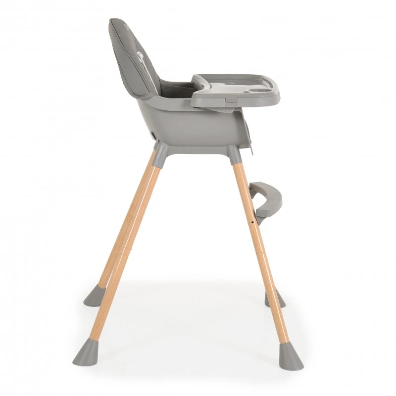 Стол за хранене Donut 2в1 сив