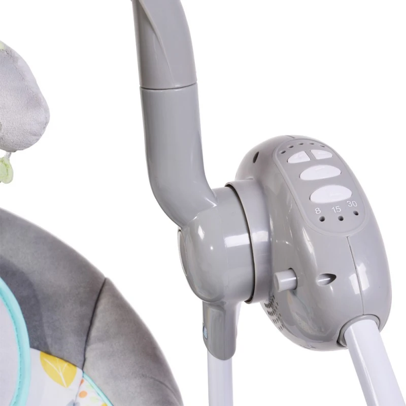 Cangaroo Електрическа люлка Baby swing+ сив