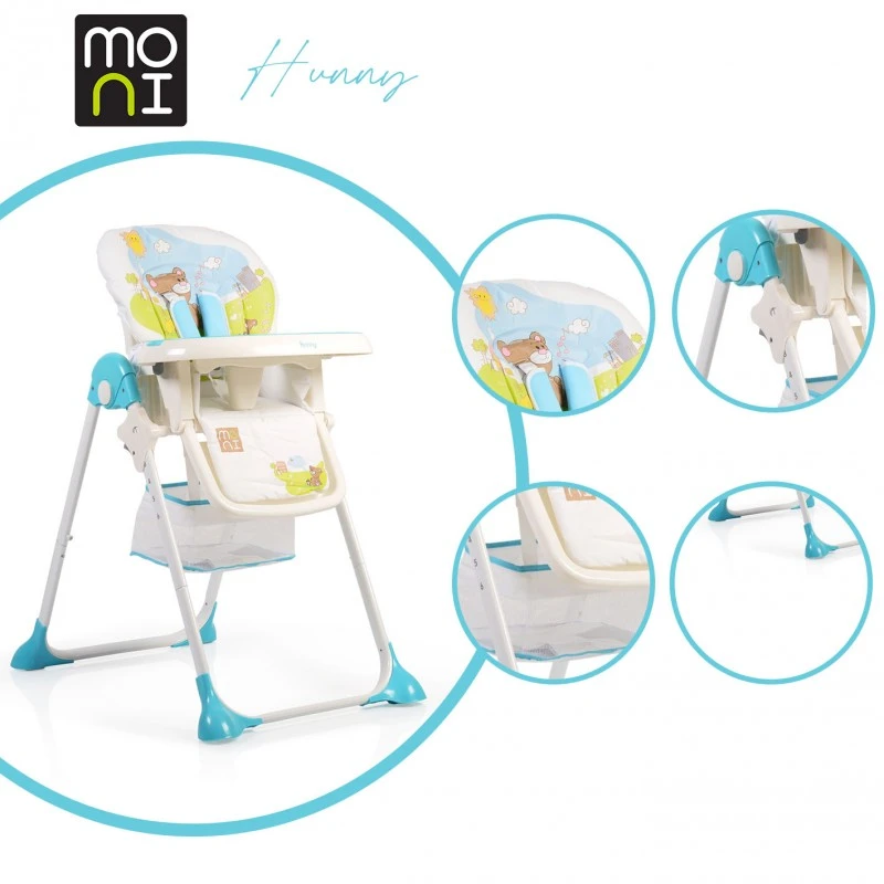 Moni Стол за хранене Hunny син