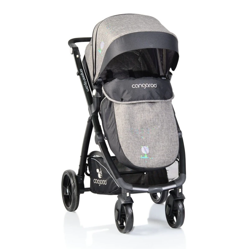 Комбинирана количка 2 в 1 Stefanie сив