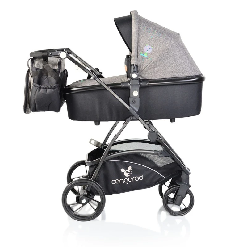 Комбинирана количка 2 в 1 Stefanie сив