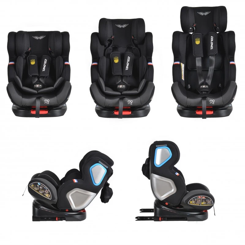 Стол за кола Colonel,Moni тъмносив