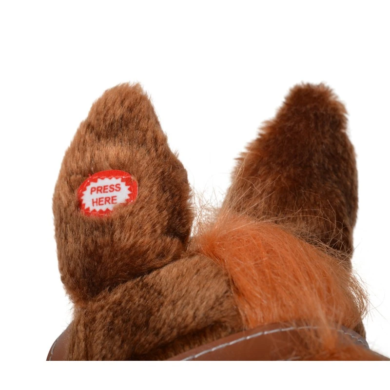 Moni Toys Играчка за яздене кон Cowboy с шал