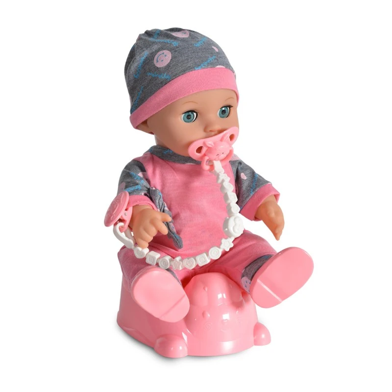 Rong Long Кукла 36cm пишкаща с аксесоари 8652