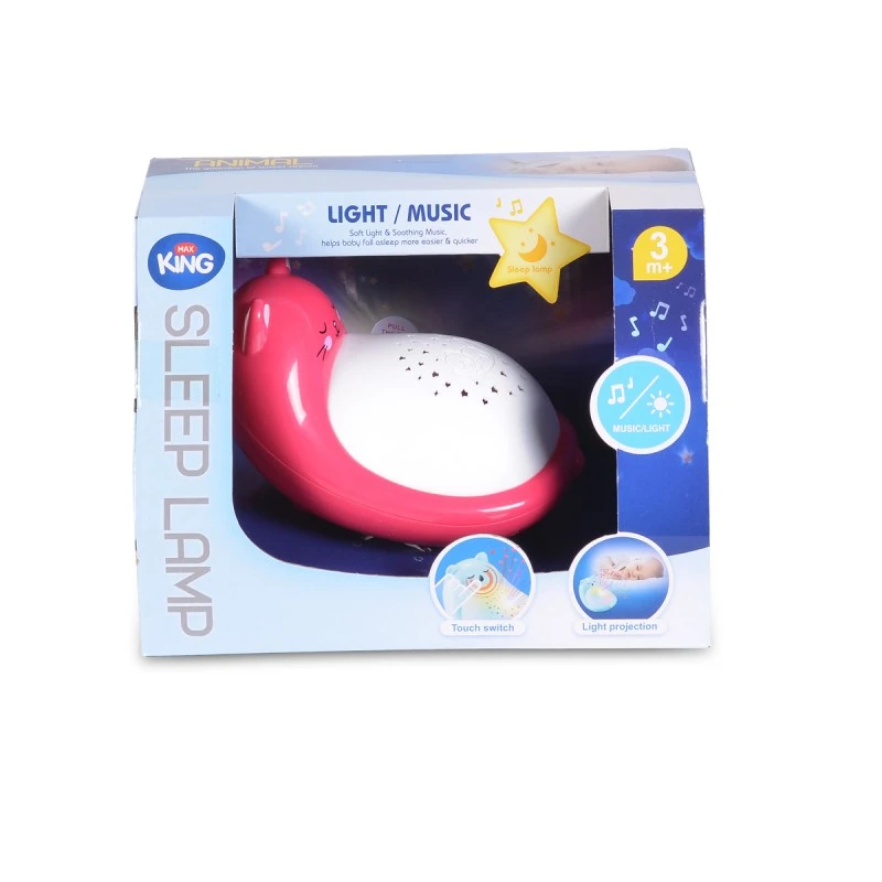 НОЩНА ЛАМПА ANIMAL LAMP РОЗОВ 11806