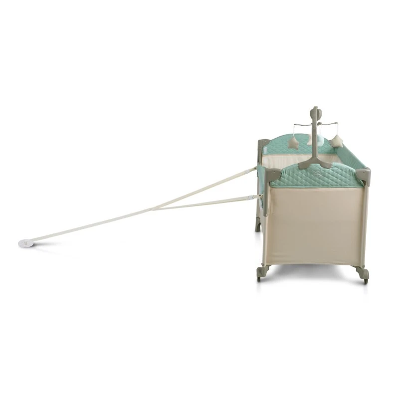 Детска кошара Cangaroo, Indiana, мента, 0 месеца +