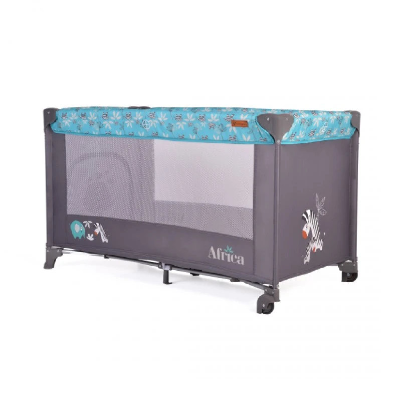 Детска кошара Cangaroo, Africa, тюркоаз, 0 месеца +