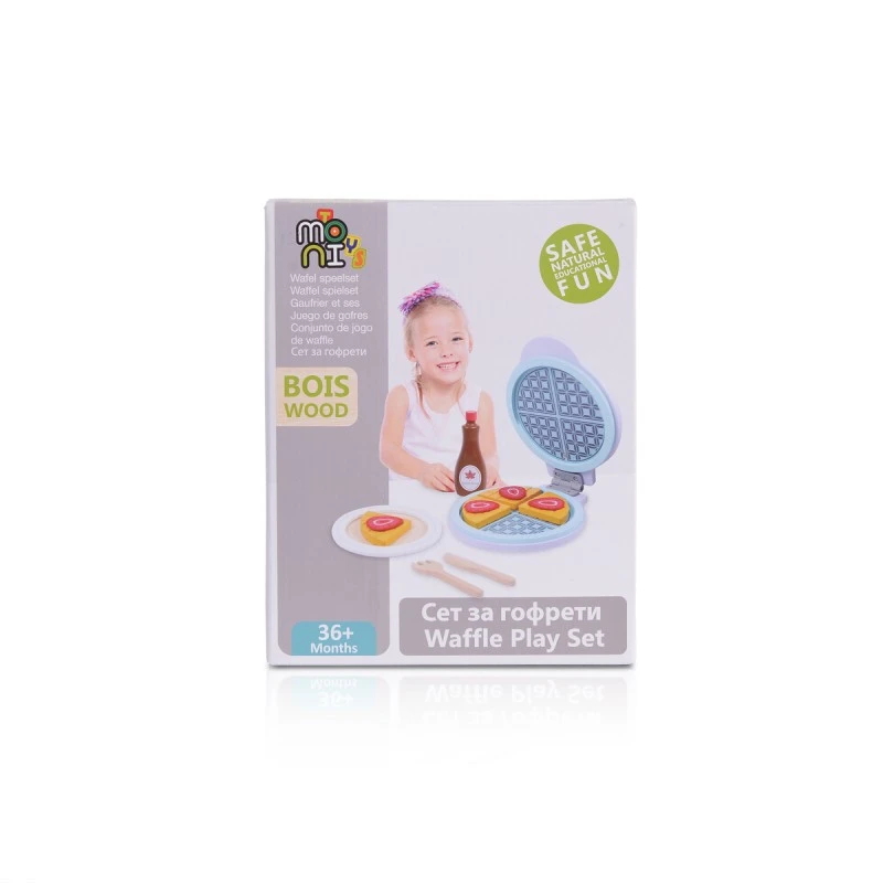 Дървен гофретник Moni Toys 4334