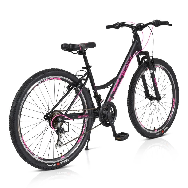 Byox Велосипед 26“ Princess черна/розов