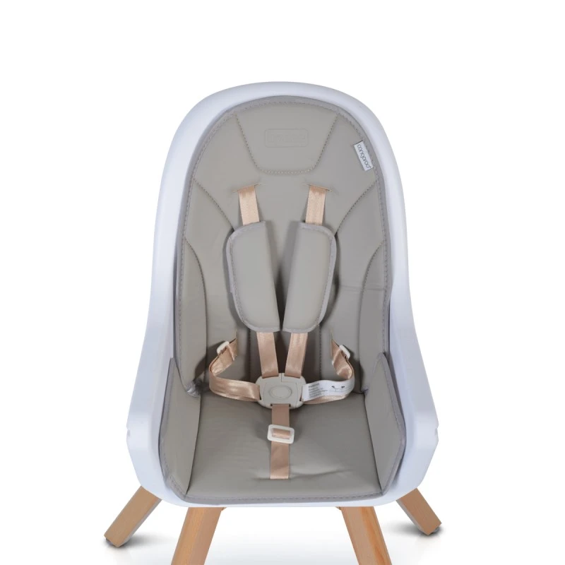 Cangaroo Дървен стол за хранене Hygge сив