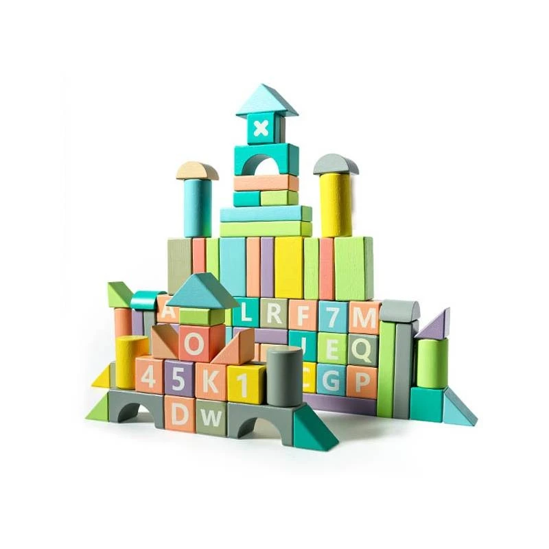 Дървени кубчета Tooky Toy 90ЕЛ TY594