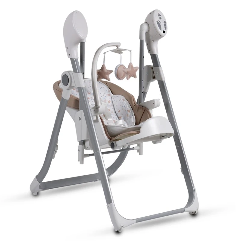 Cangaroo Стол за хранене-люлка Pudding 2 в 1 бежов