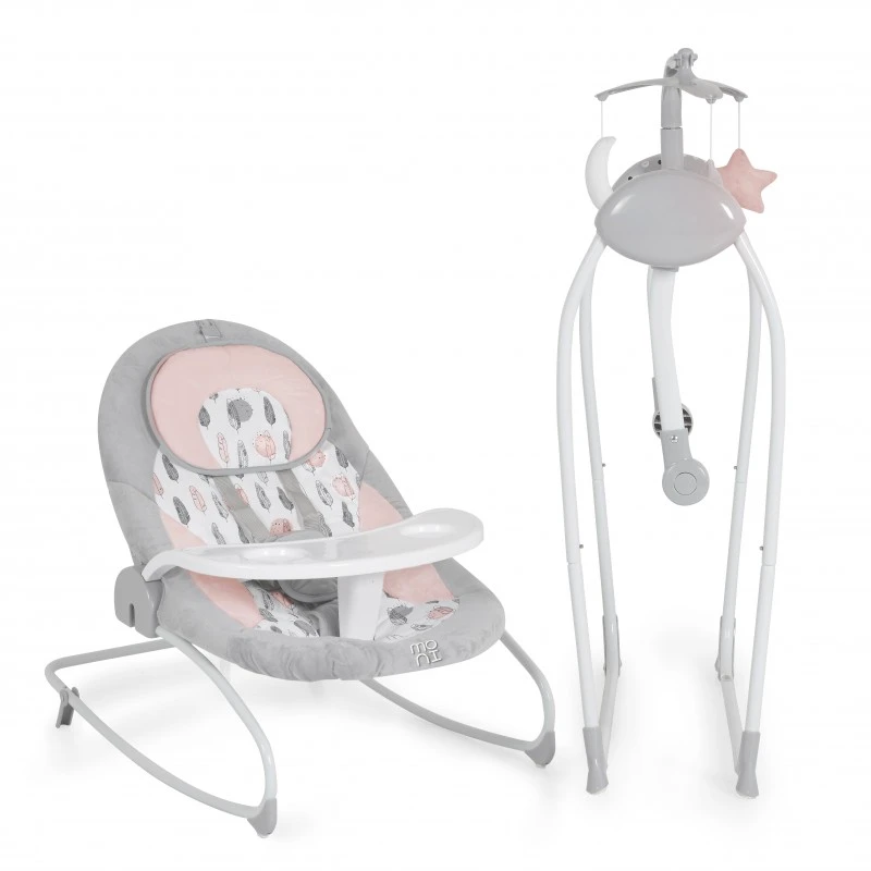 Moni Електрическа люлка Rhea розов