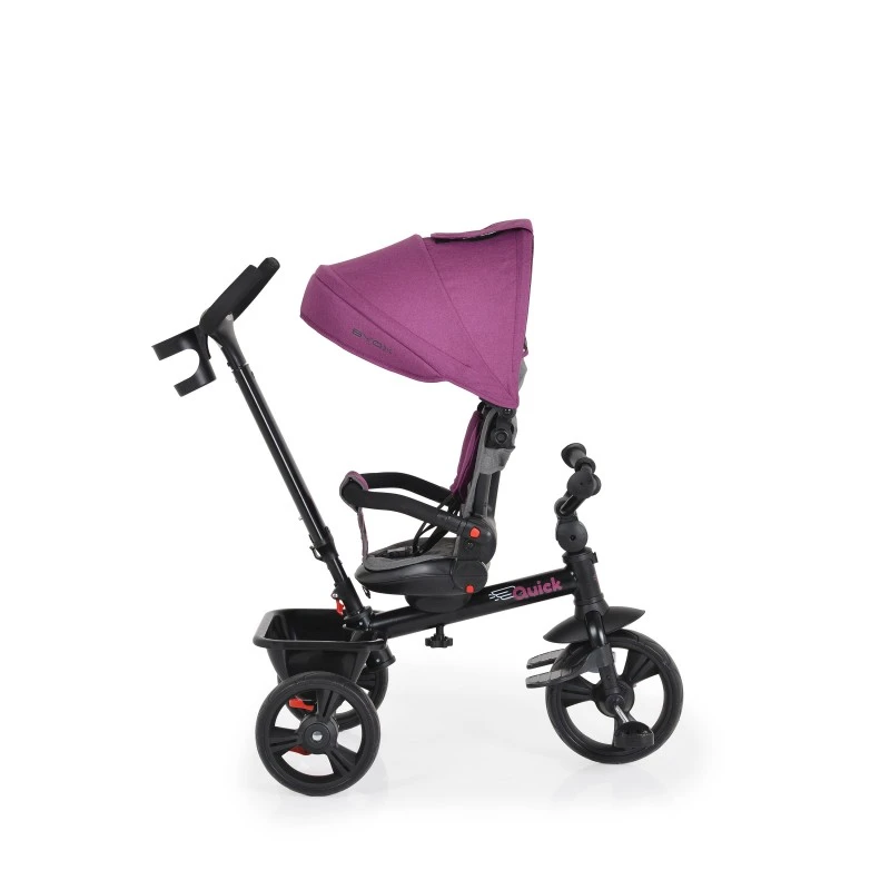 Триколка Quick с регул. облегалка лилав