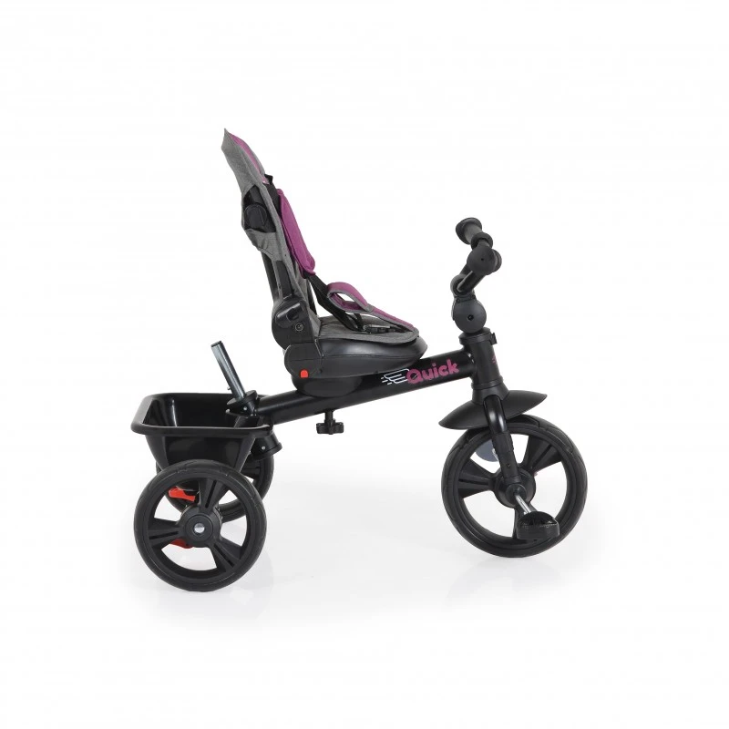 Триколка Quick с регул. облегалка лилав