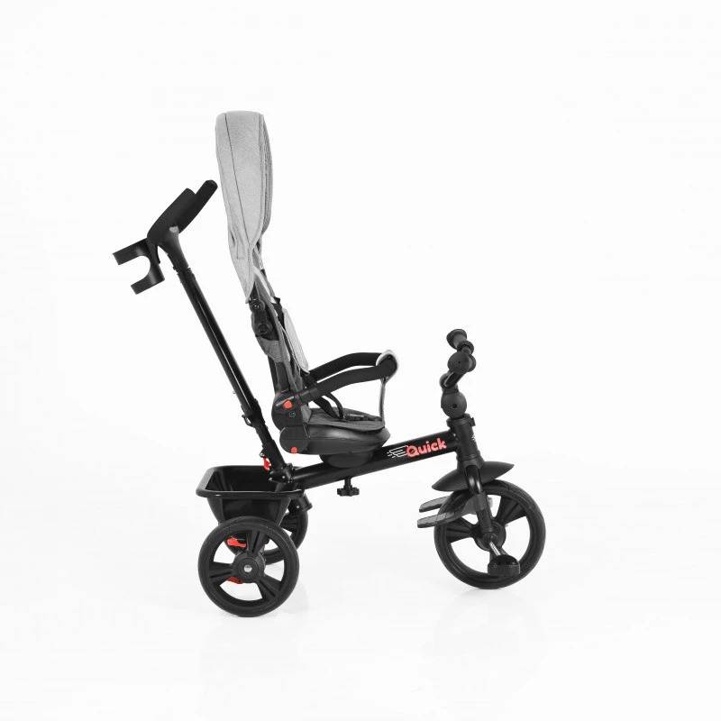 Триколка Quick с регул. облегалка сив