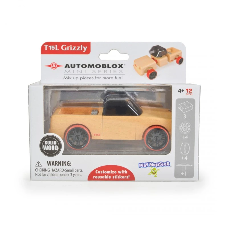 Сглобяема дървена количка Automoblox