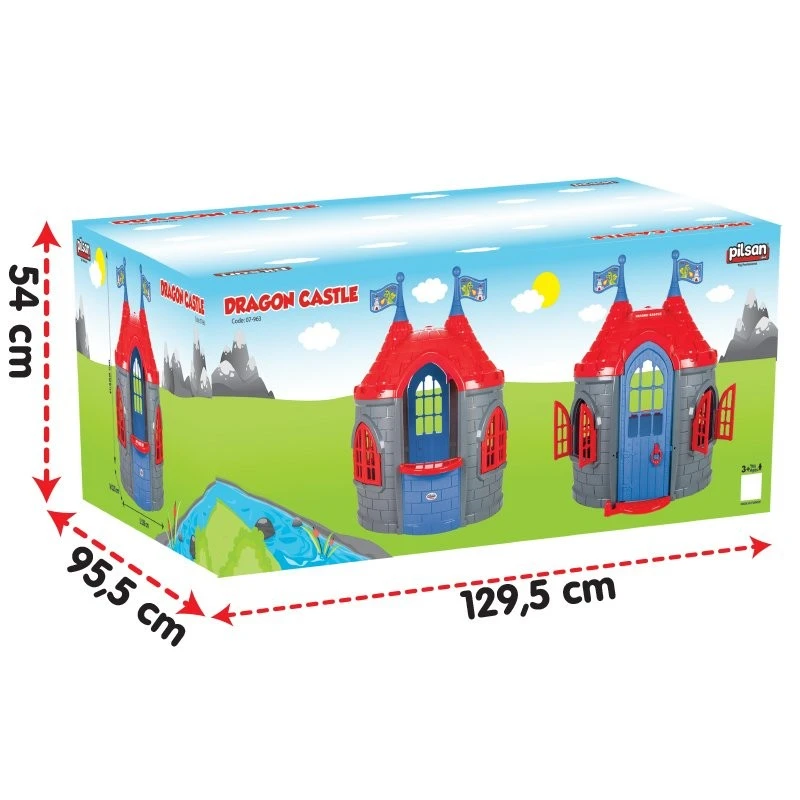 Замък 07963 сив Pilsan