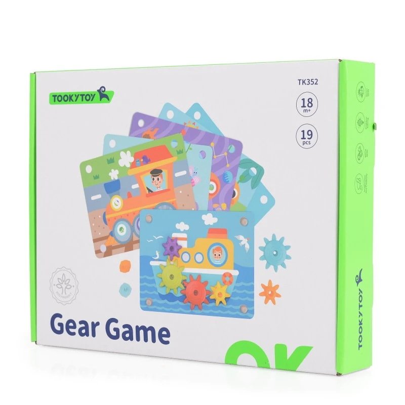 Дървена игра със зъбни колела TK352 Tooky Toy