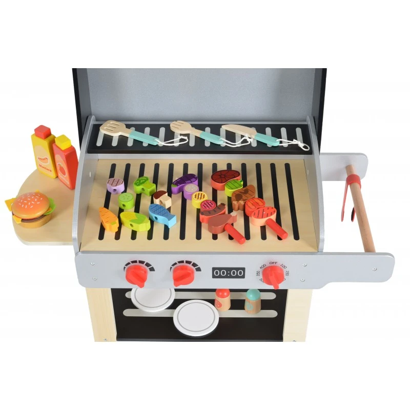 Дървен сет за игра - Барбекю TK808 Tooky Toy