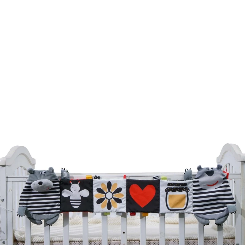 Bali Bazoo Мека контрастираща книжка Teddy bear 81043