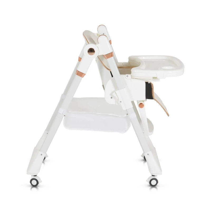 Стол за хранене с подарък Moni Lindo Бял