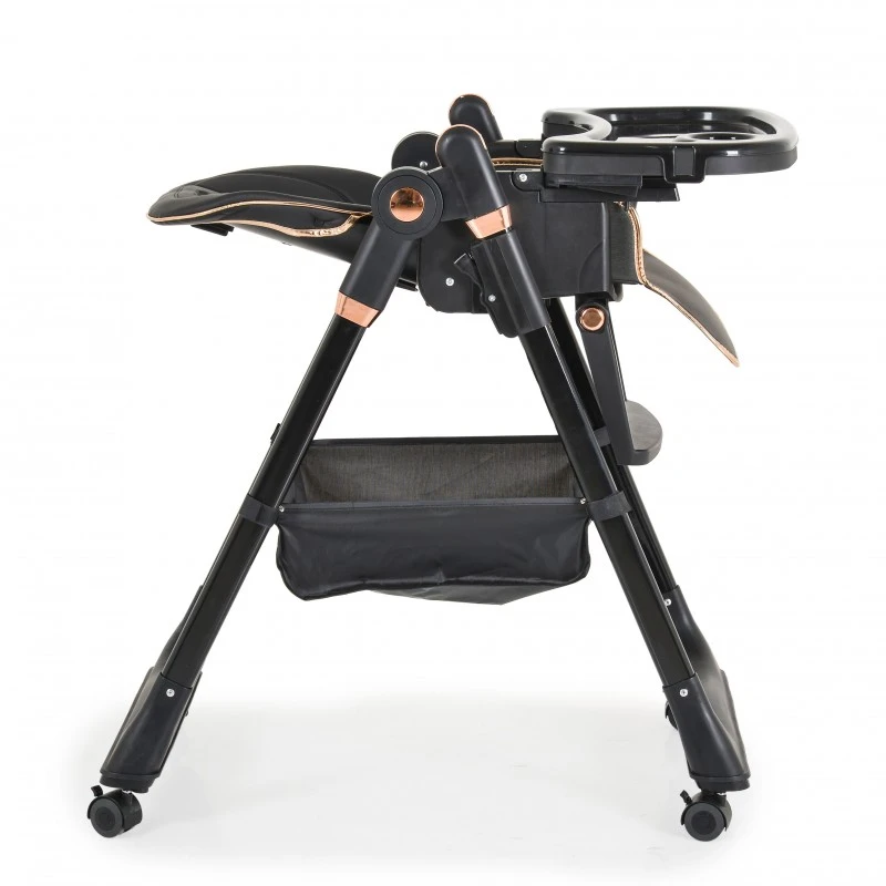 Стол за хранене с подарък Moni Lindo Черен