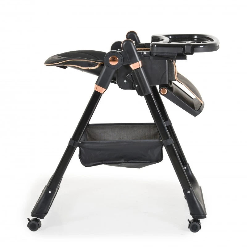 Стол за хранене с подарък Moni Lindo Черен