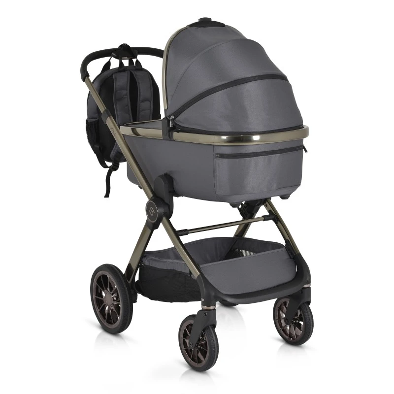 Комбинирана количка 2 в 1 iClick сив