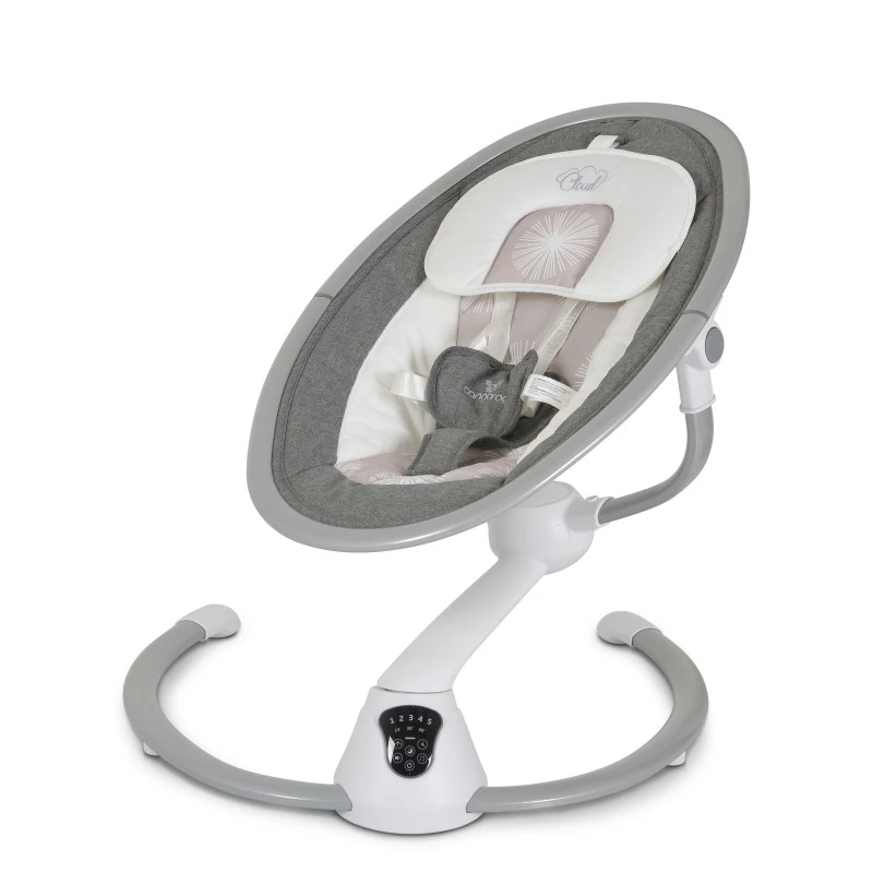 Електрическа люлка Cangaroo Cloud touch, Сив