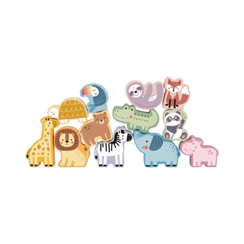 Дървена игра за баланс Animals TJ004