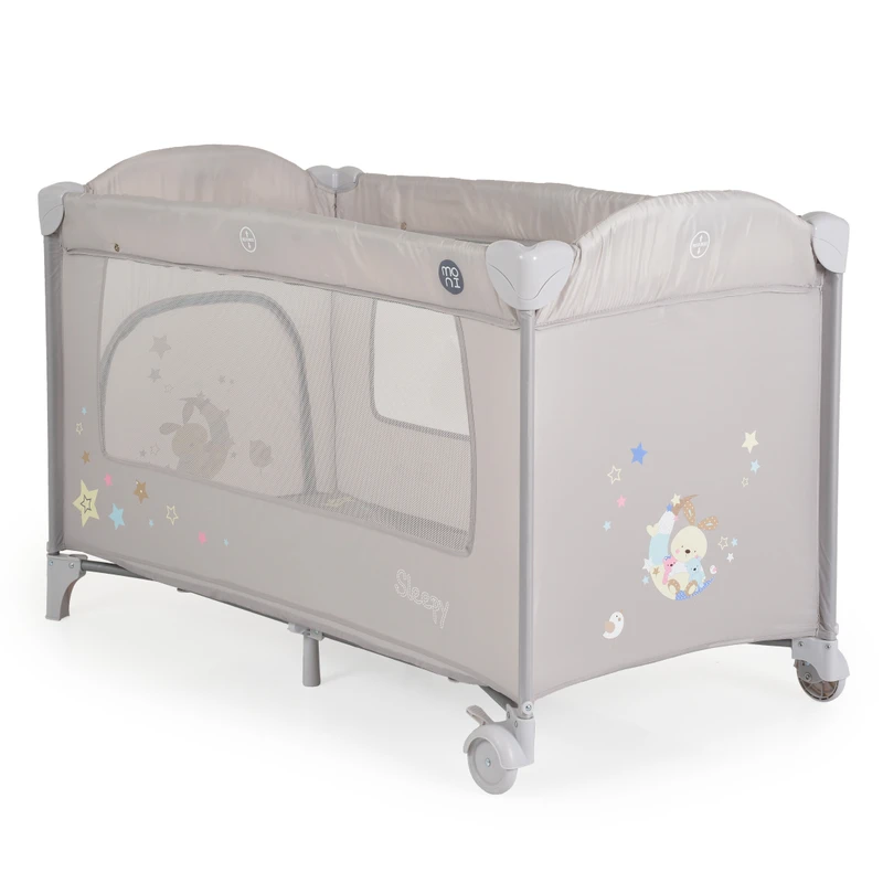 Детска кошара Sleepy, сив