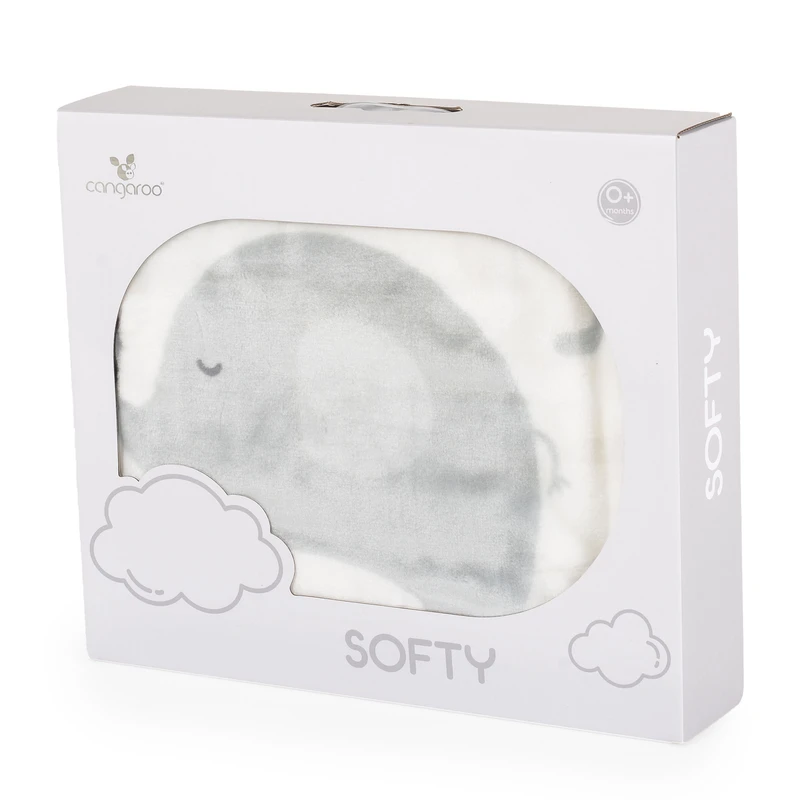 Одеяло 110/140 Softy Wish a upon a star бял