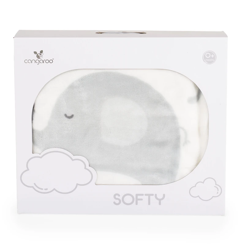 Одеяло 110/140 Softy Wish a upon a star бял