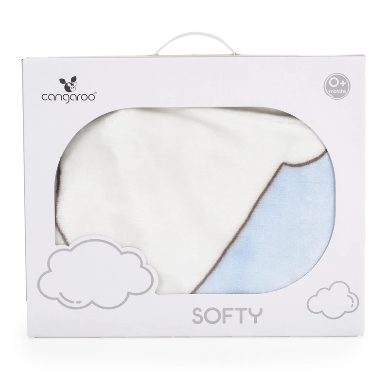 Одеяло 80/110 Softy Sweet hugs син