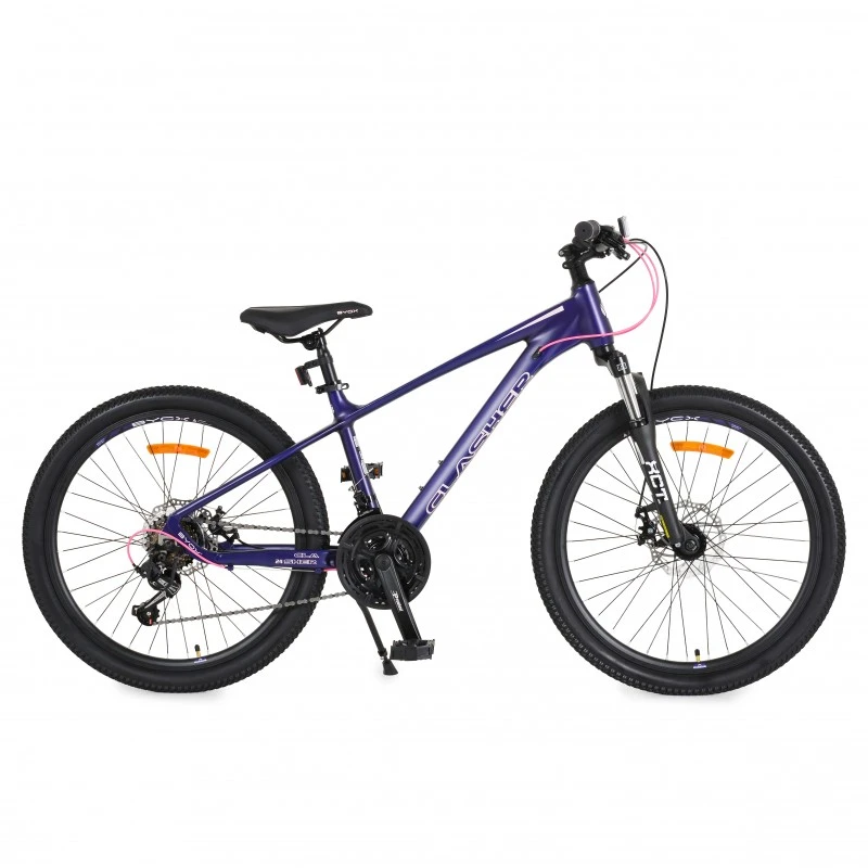 Велосипед със скорости alloy 24" Clasher Purple