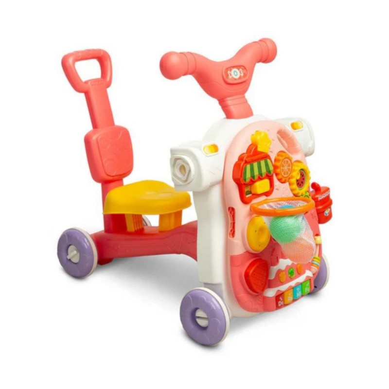 Играчка за прохождане 5в1 Modo-HE0813 pink