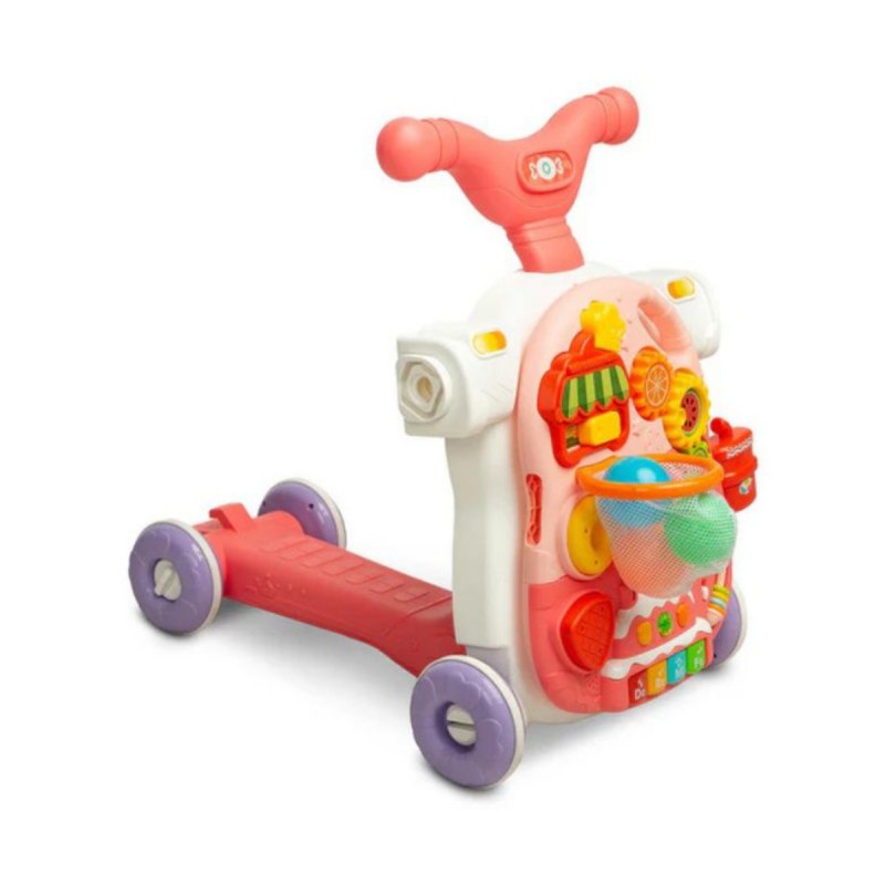 Играчка за прохождане 5в1 Modo-HE0813 pink