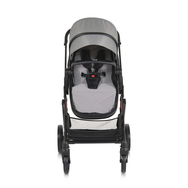 Комбинирана количка 2 в 1 Moni Marbella сив