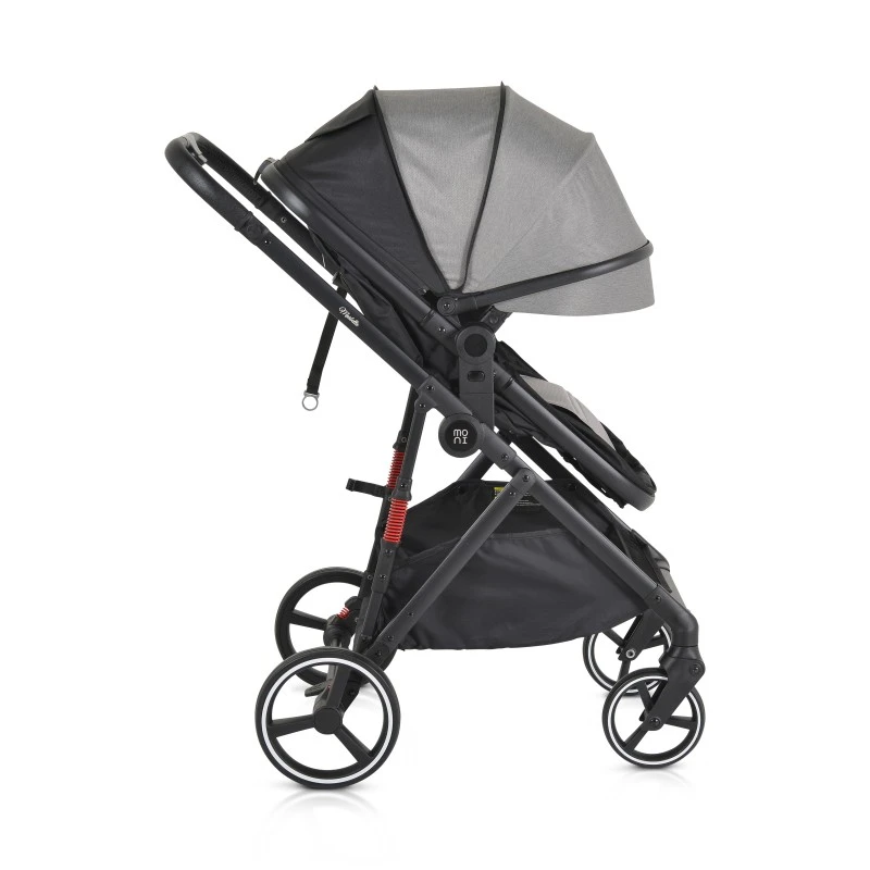 Комбинирана количка 2 в 1 Moni Marbella сив