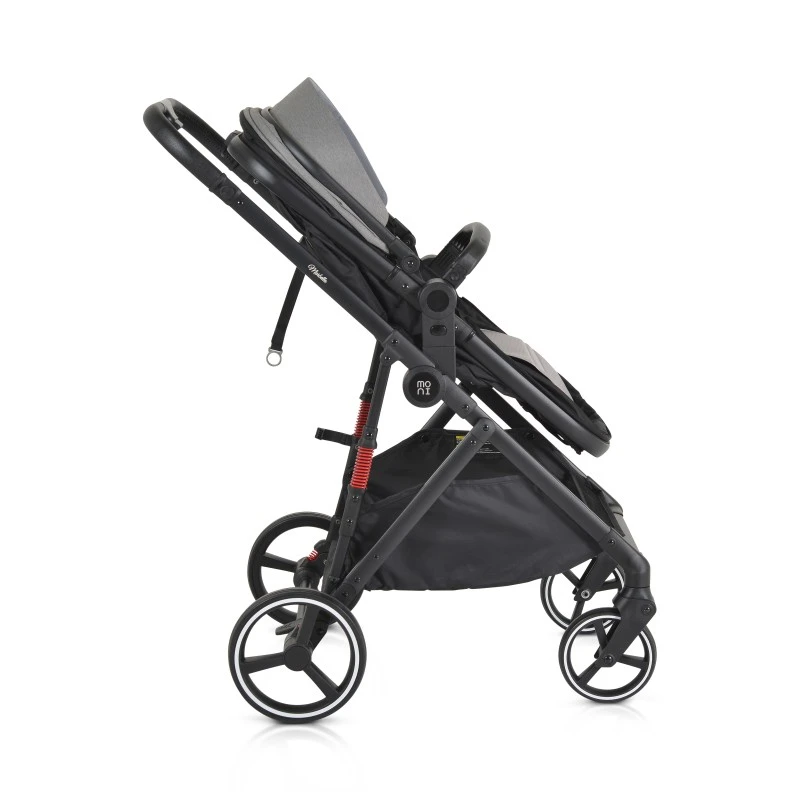 Комбинирана количка 2 в 1 Moni Marbella сив