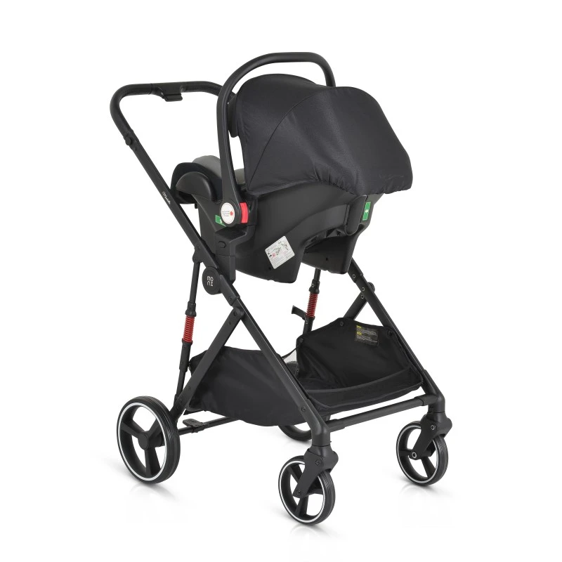 Комбинирана количка 2 в 1 Moni Marbella сив