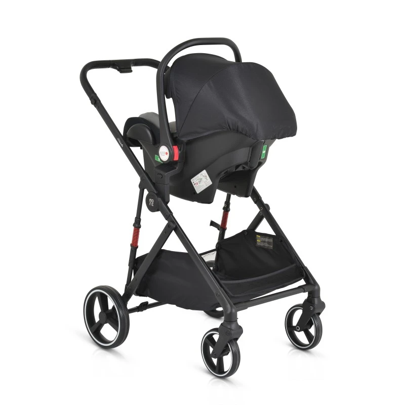 Комбинирана количка 2 в 1 Moni Marbella черен