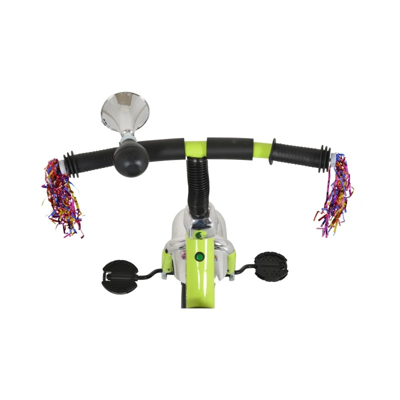 Триколка Byox Bonfire със светещи гуми, Зелен