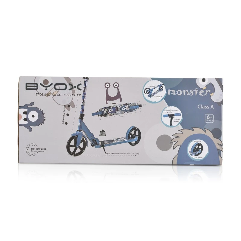 Тротинетка Byox Monster Син