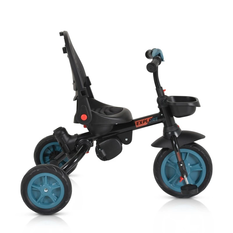 Триколка Byox Explore Сгъваемо кормило, Тюркоаз