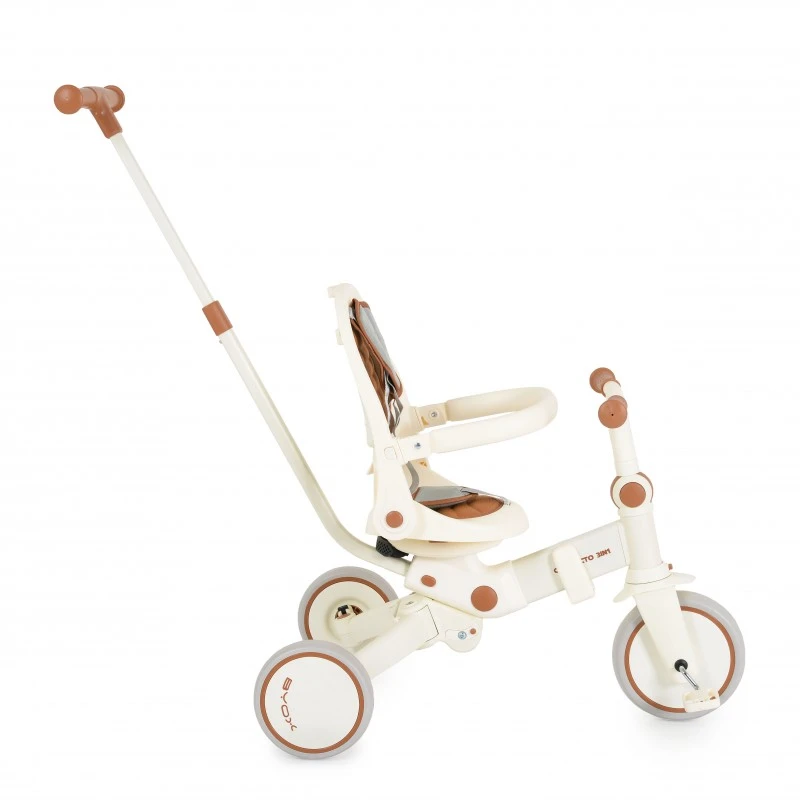 Детска триколка сгъваема Compacto 3в1, бежов