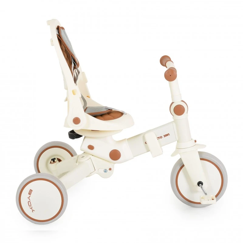 Детска триколка сгъваема Compacto 3в1, бежов